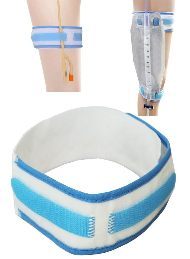 Sivya Catheter Holder Urinary Drainage Bag Leg Band, Band Straps for Easy-Tap Leg Bag, Anti Slip Foley Catheter Leg Strap, 23.6” Long x 2" Wide (2 Pack) - Image 1